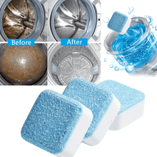 Load image into Gallery viewer, Washing Machine Deep Cleaning Tablets - Tab Cleaner Washer Detergent Effervescent Home
