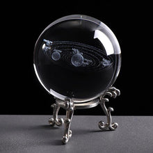 Load image into Gallery viewer, 3D SOLAR SYSTEM CRYSTAL BALL
